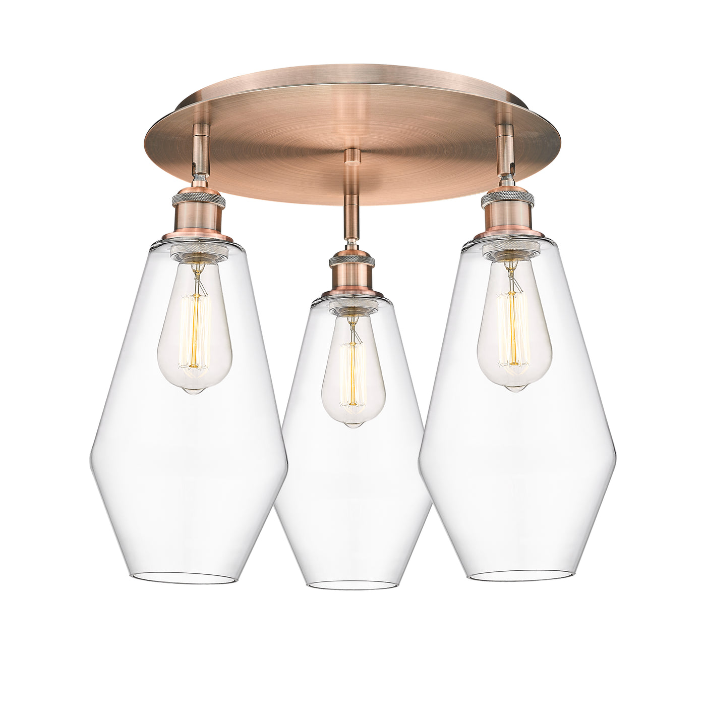 Ballston Semi-Flush Mount Satin Nickel