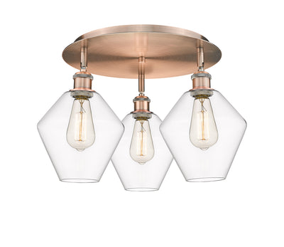 Ballston Semi-Flush Mount Satin Nickel Finish