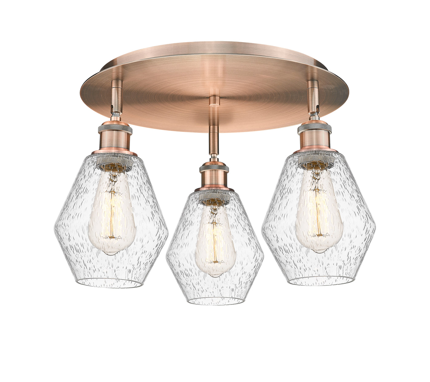 Ballston Semi-Flush Mount Satin Nickel