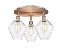 Ballston Semi-Flush Mount Satin Nickel Finish