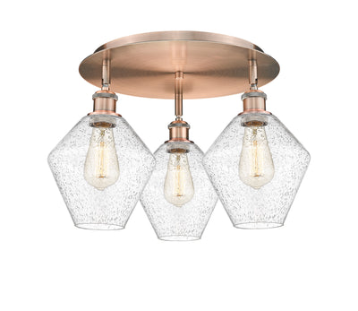 Ballston Semi-Flush Mount Satin Nickel Finish