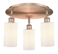 Ballston Semi-Flush Satin Nickel Brass