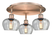 Ballston Semi-Flush Mount Satin Nickel