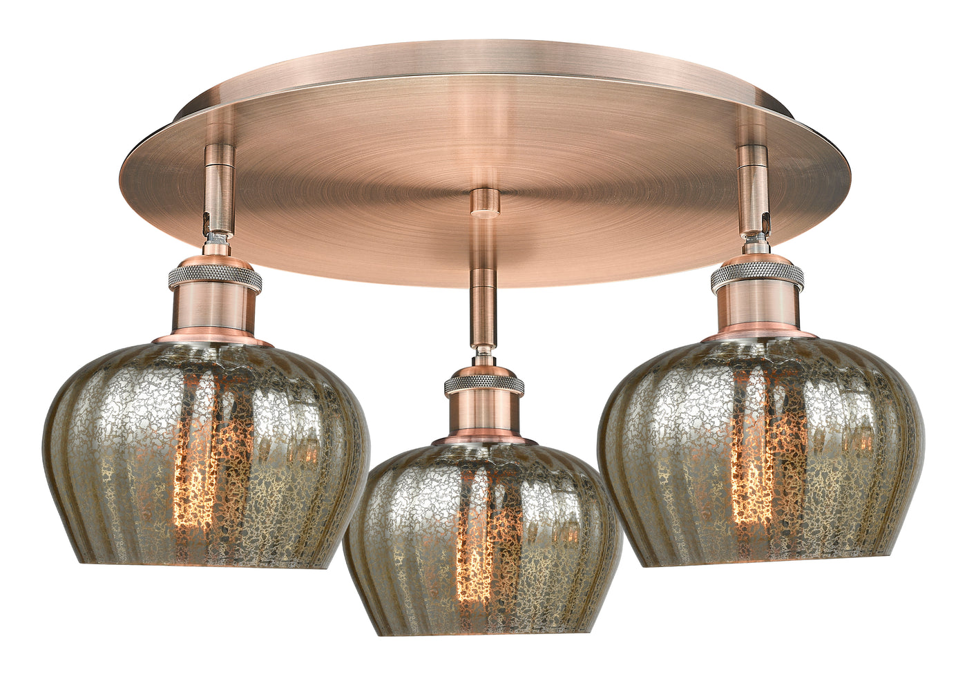 Ballston Semi-Flush Mount Satin Nickel