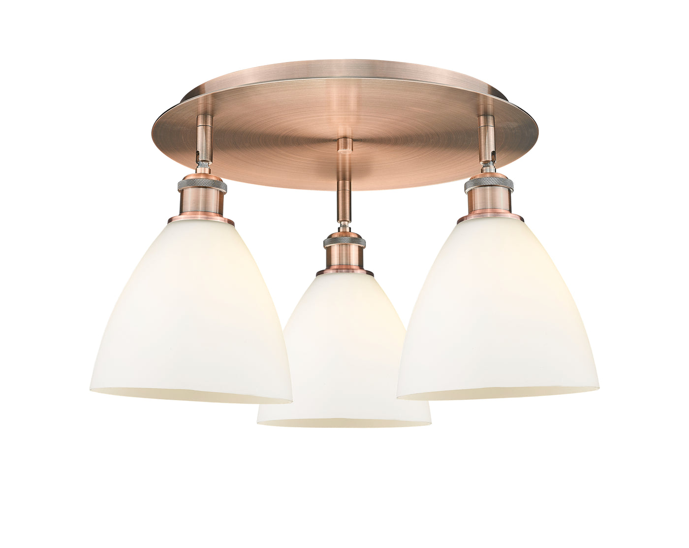 Ballston Semi-Flush Mount Satin Nickel