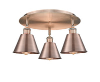 Ballston Semi-Flush Mount Satin Nickel