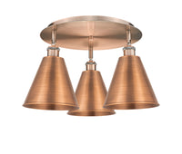 Ballston Semi-Flush Mount Satin Nickel