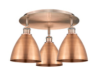 Ballston Semi-Flush Mount Satin Nickel