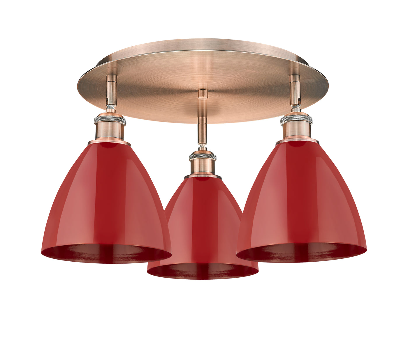 Ballston Semi-Flush Mount Satin Nickel