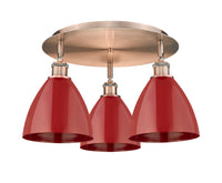 Ballston Semi-Flush Mount Satin Nickel