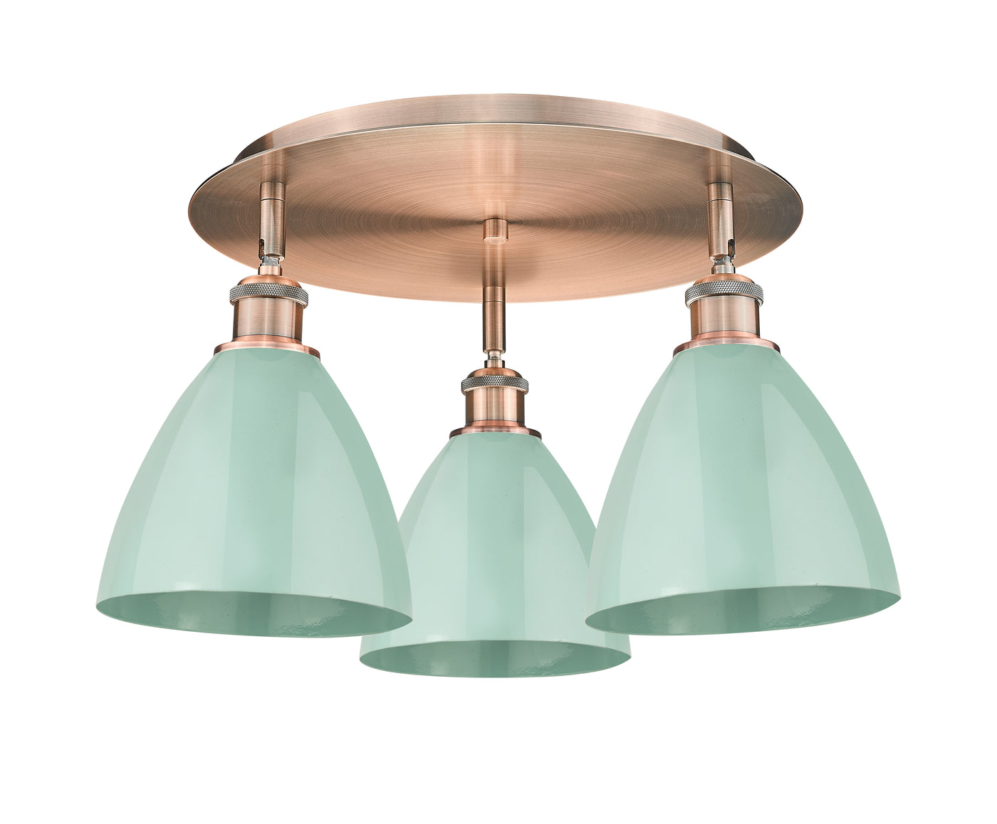 Ballston Semi-Flush Mount Satin Nickel