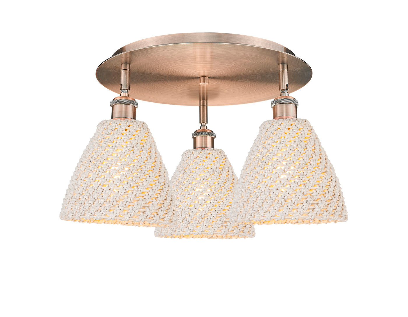 Ballston Semi-Flush Mount Satin Nickel