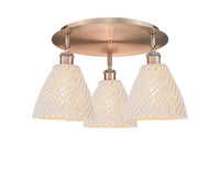 Ballston Semi-Flush Mount Satin Nickel