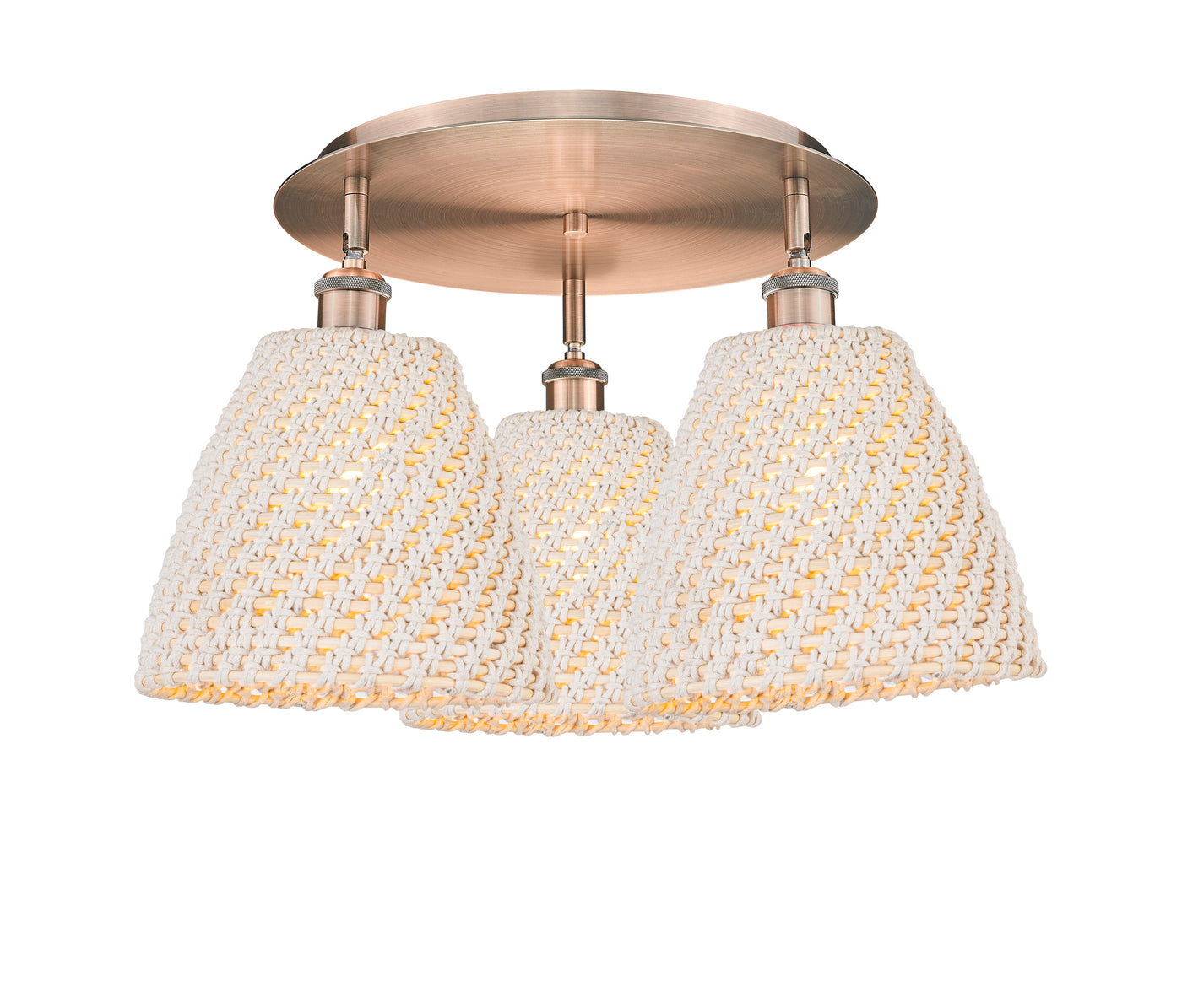 Ballston Semi-Flush Mount Satin Nickel