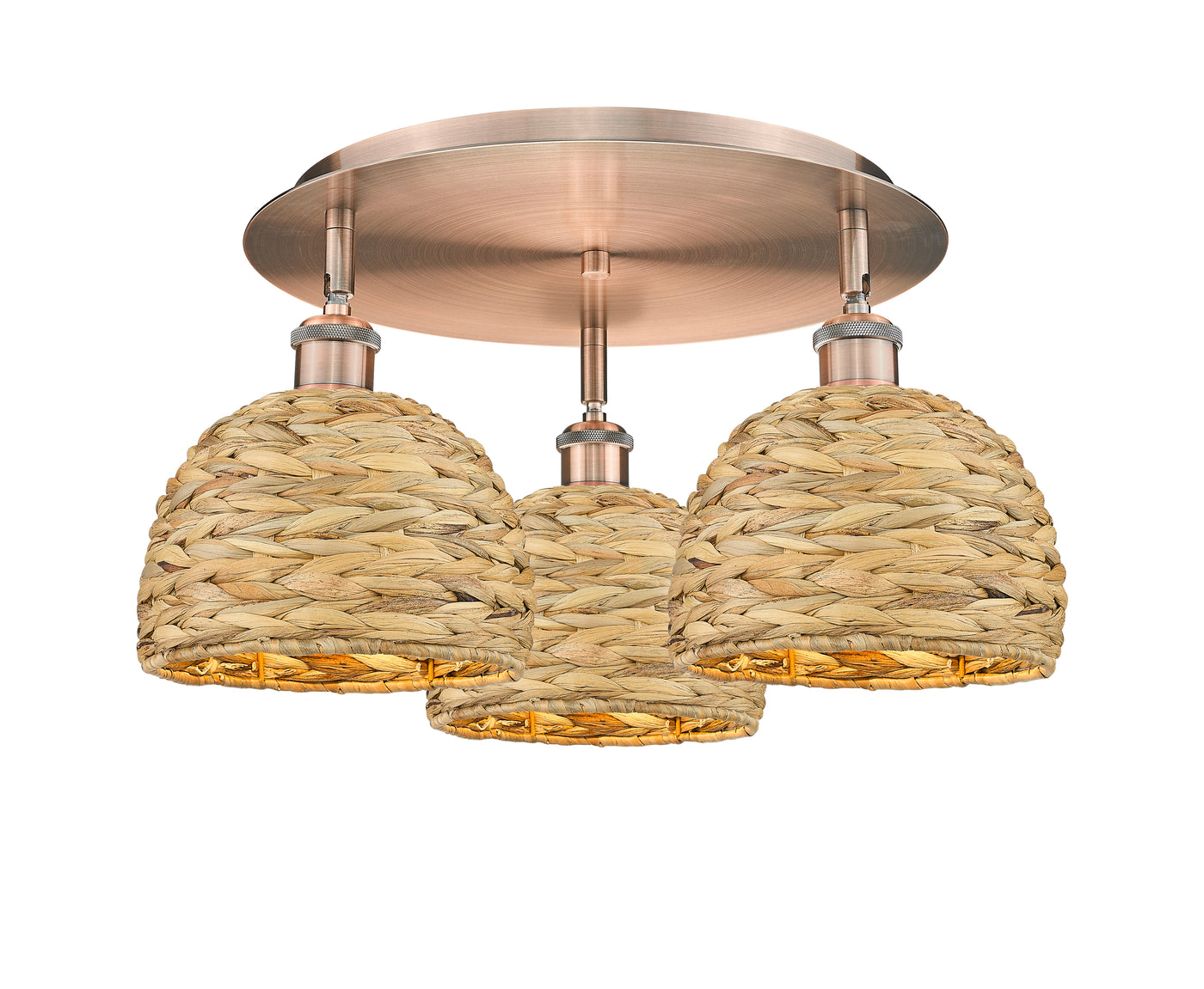Ballston Semi-Flush Mount Satin Nickel