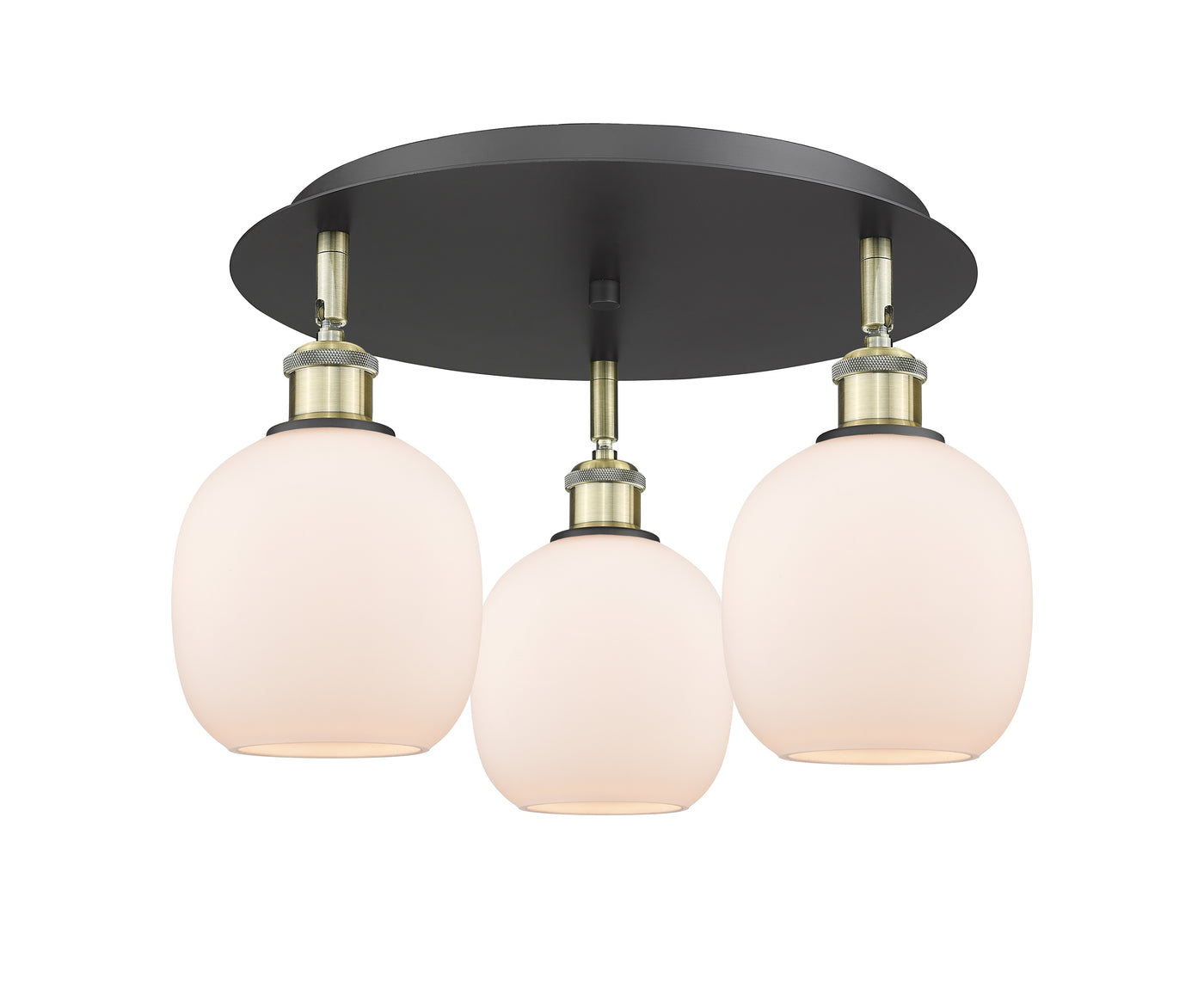 Ballston Semi-Flush Mount Satin Nickel