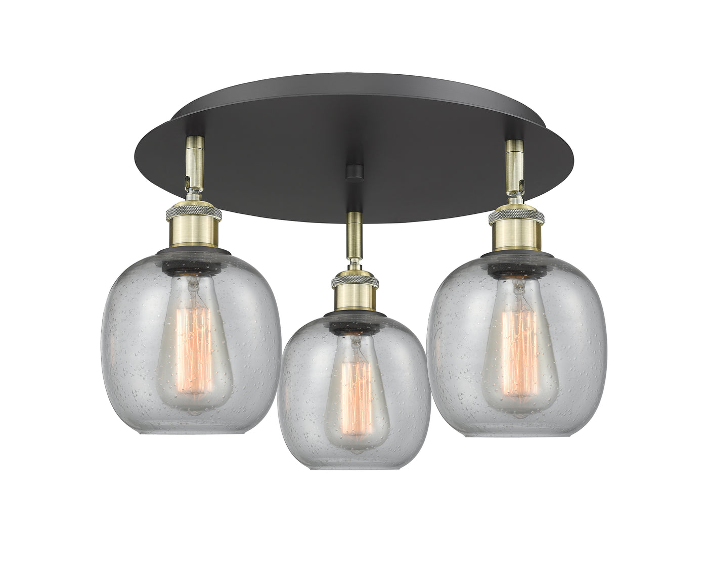 Ballston Semi-Flush Mount Satin Nickel