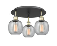 Ballston Semi-Flush Mount Satin Nickel