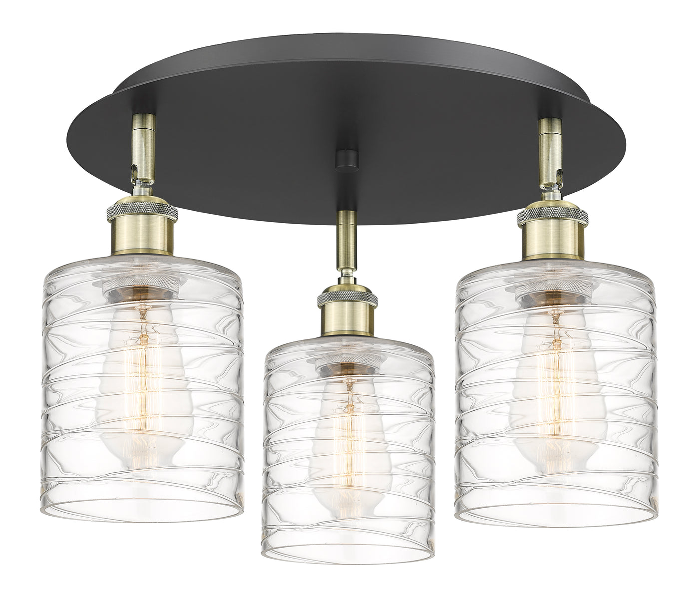 Ballston Semi-Flush Mount Satin Nickel