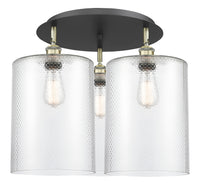 Ballston Semi-Flush Mount Satin Nickel Brass