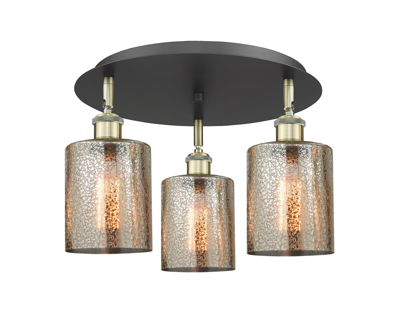 Ballston Semi-Flush Mount Satin Nickel