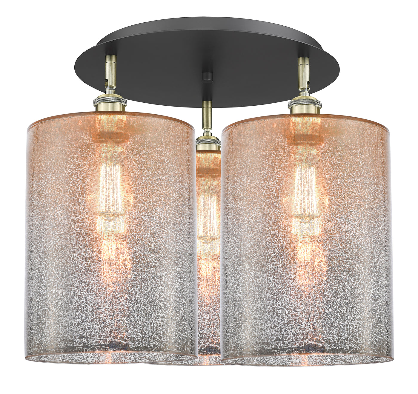 Ballston Semi-Flush Mount Satin Nickel Brass