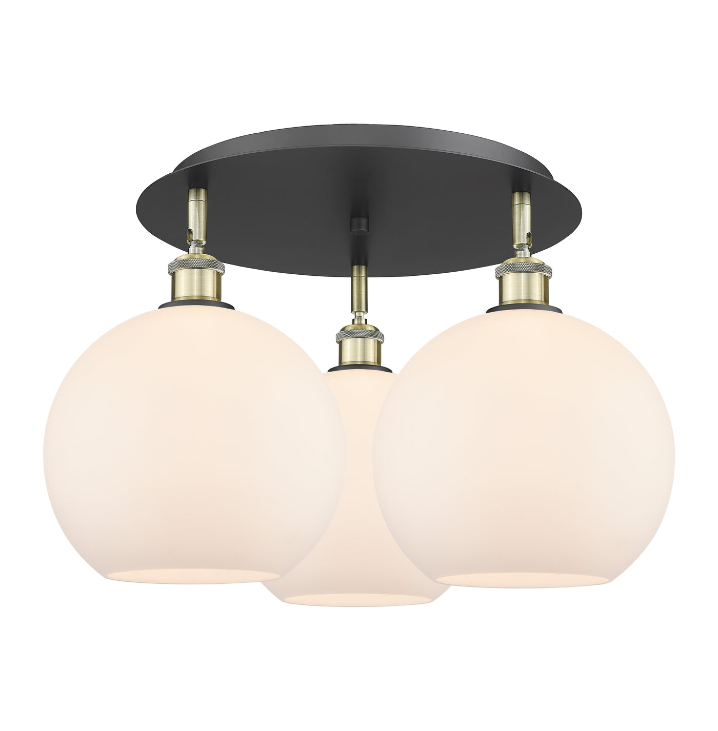 Ballston Semi-Flush Mount Satin Nickel
