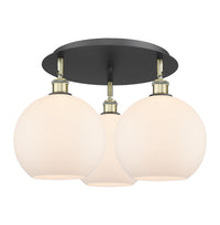 Ballston Semi-Flush Mount Satin Nickel