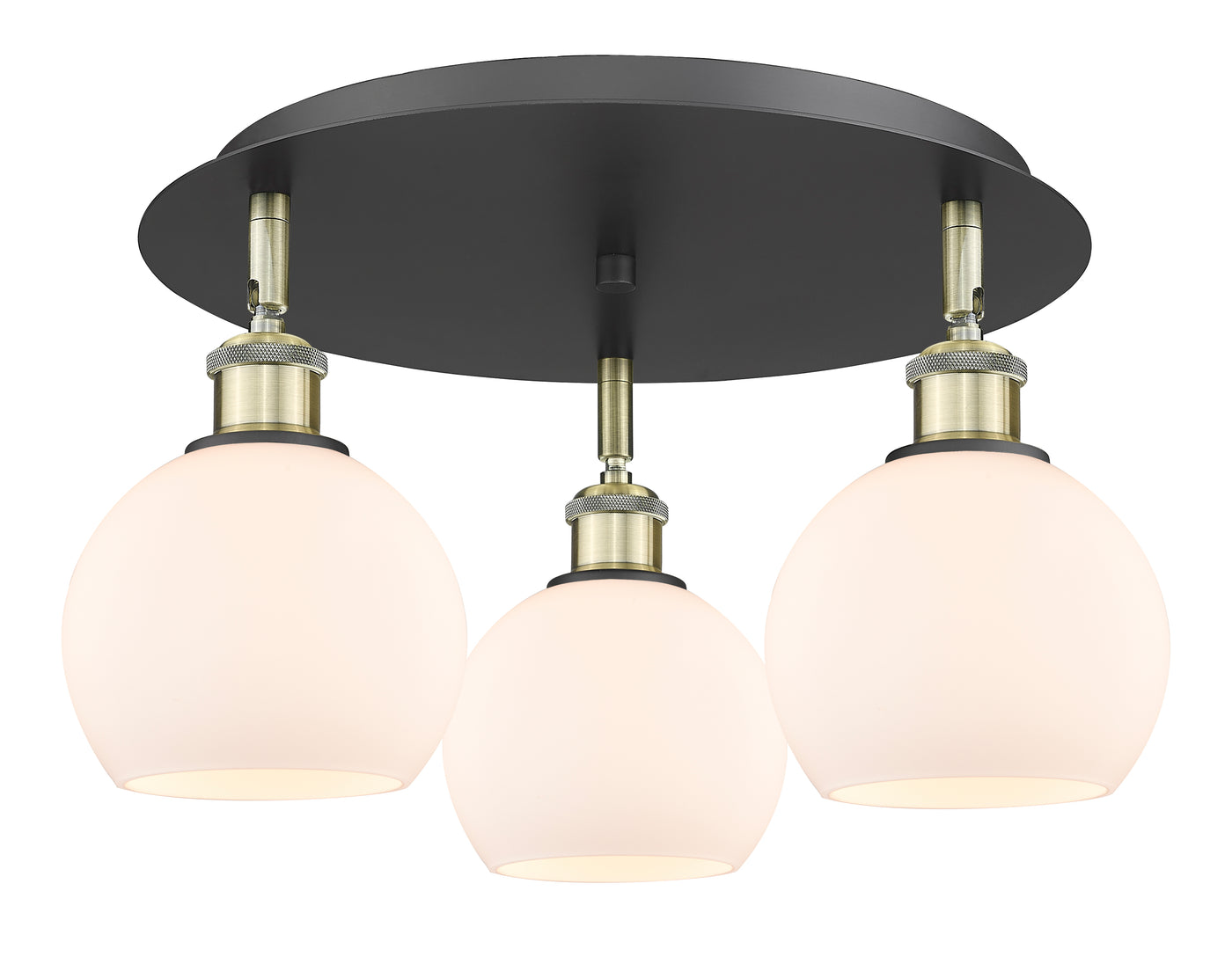 Ballston Semi-Flush Mount Satin Nickel