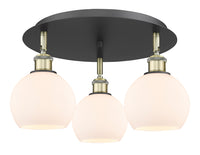 Ballston Semi-Flush Mount Satin Nickel
