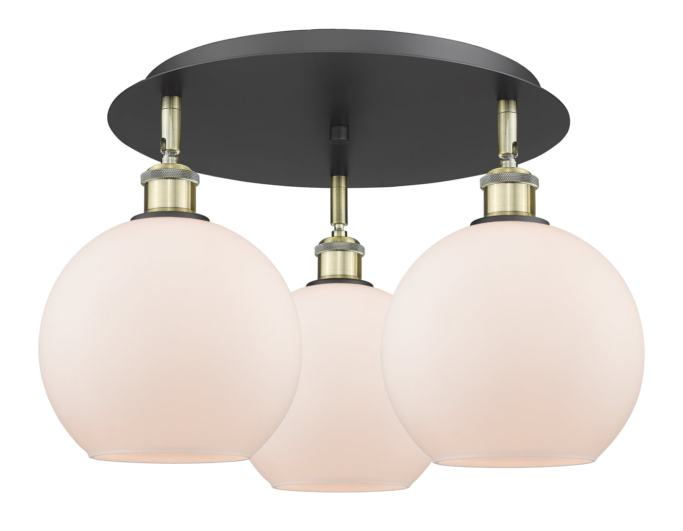 Ballston Semi-Flush Mount Satin Nickel