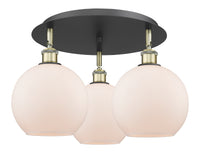 Ballston Semi-Flush Mount Satin Nickel