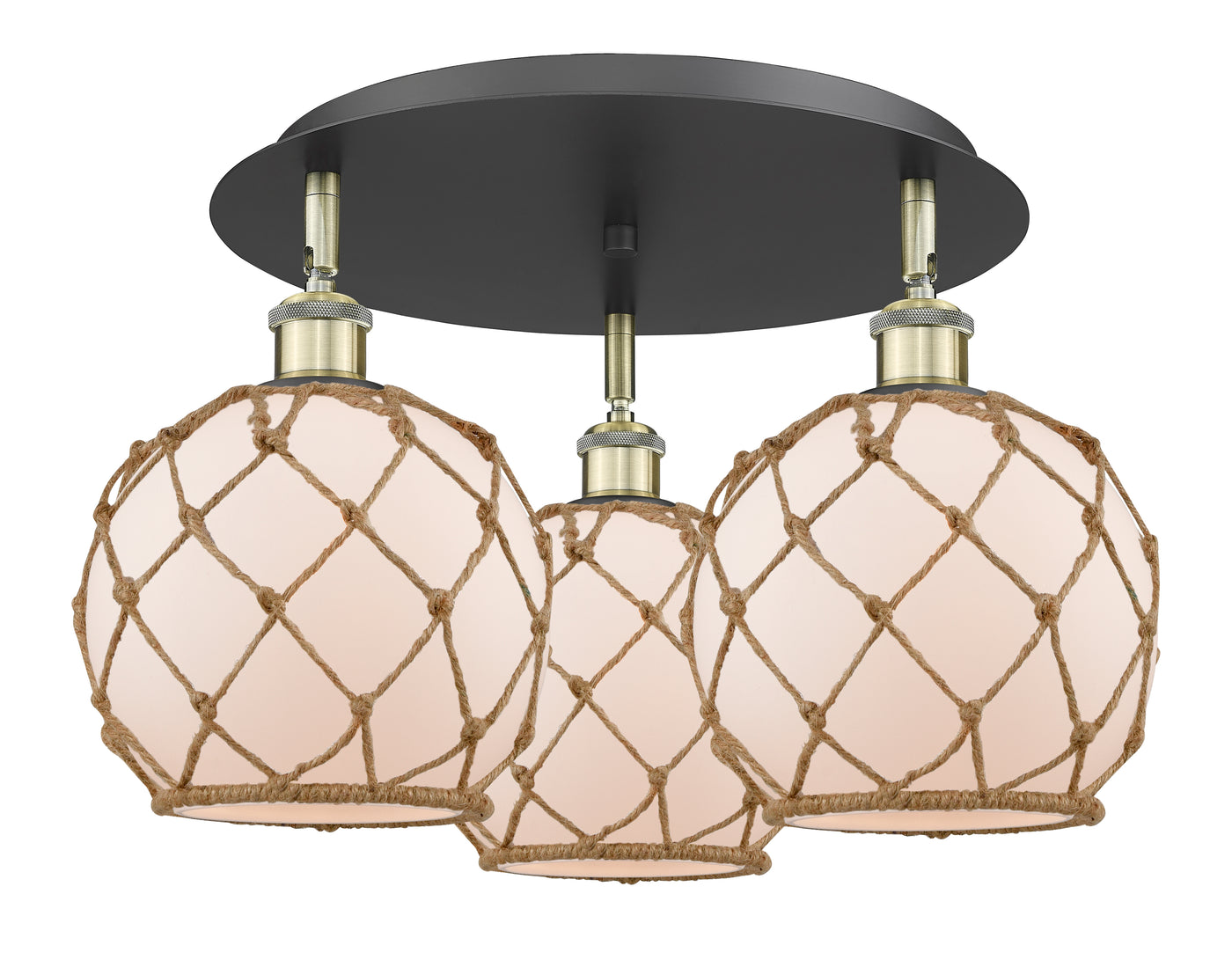 Ballston Semi-Flush Mount Satin Nickel