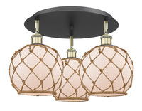 Ballston Semi-Flush Mount Satin Nickel