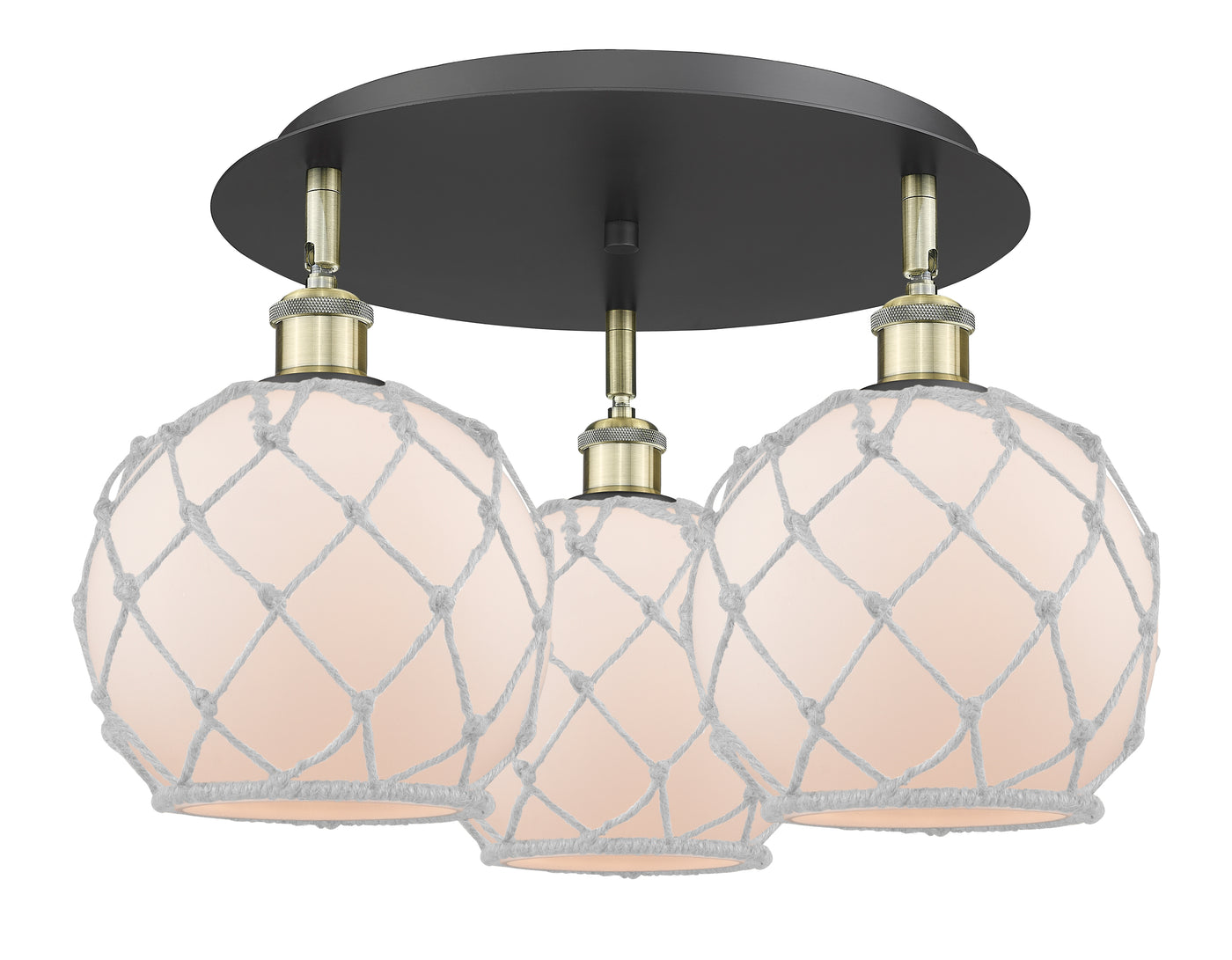Ballston Semi-Flush Mount Satin Nickel