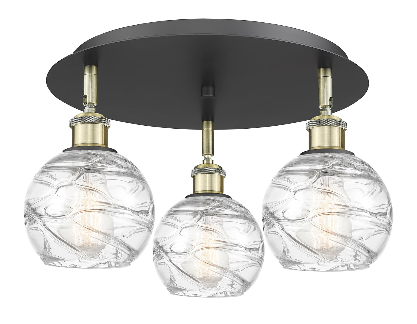 Ballston Semi-Flush Mount Satin Nickel Finish