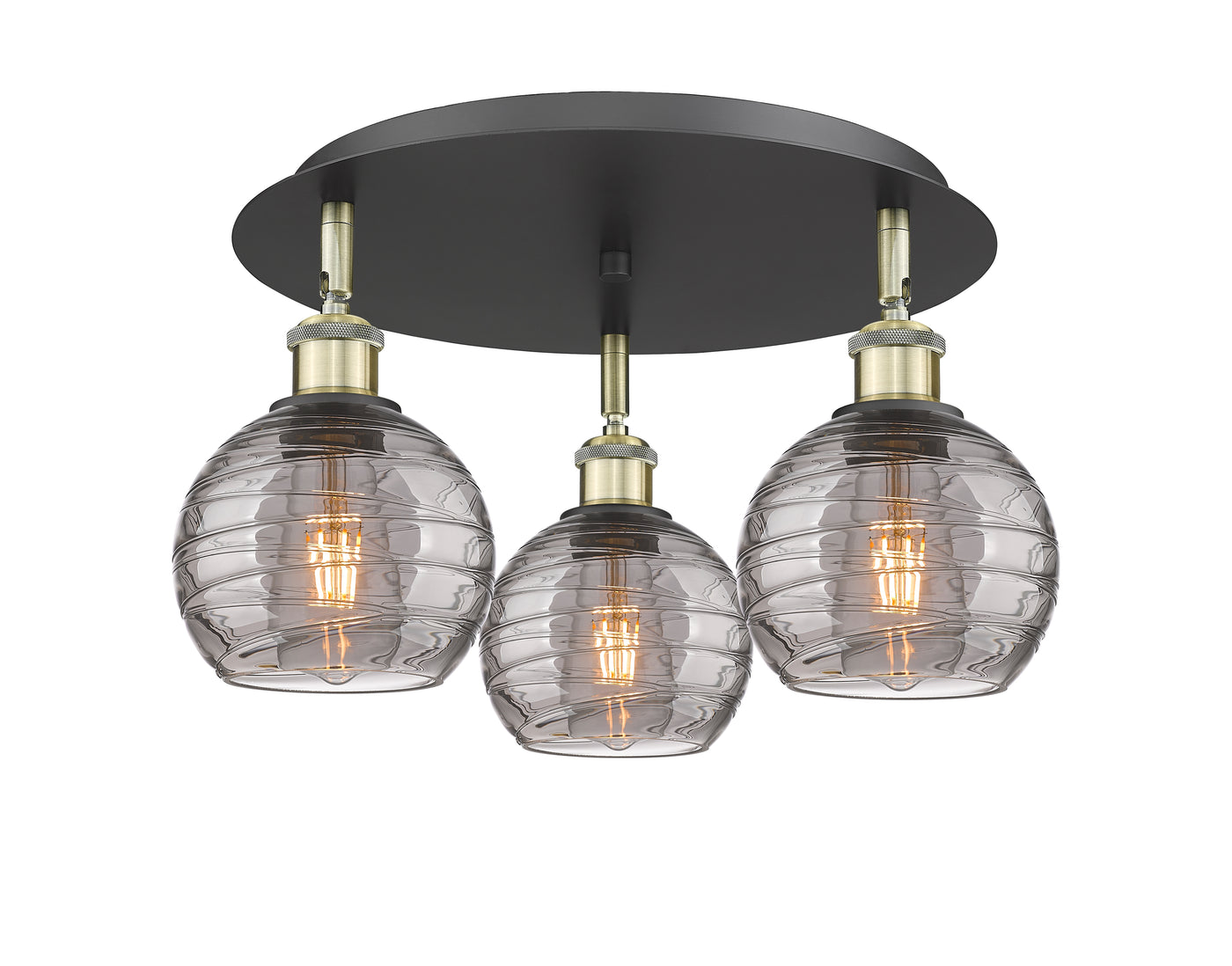 Ballston Semi-Flush Mount Satin Nickel Finish