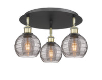 Ballston Semi-Flush Mount Satin Nickel Finish