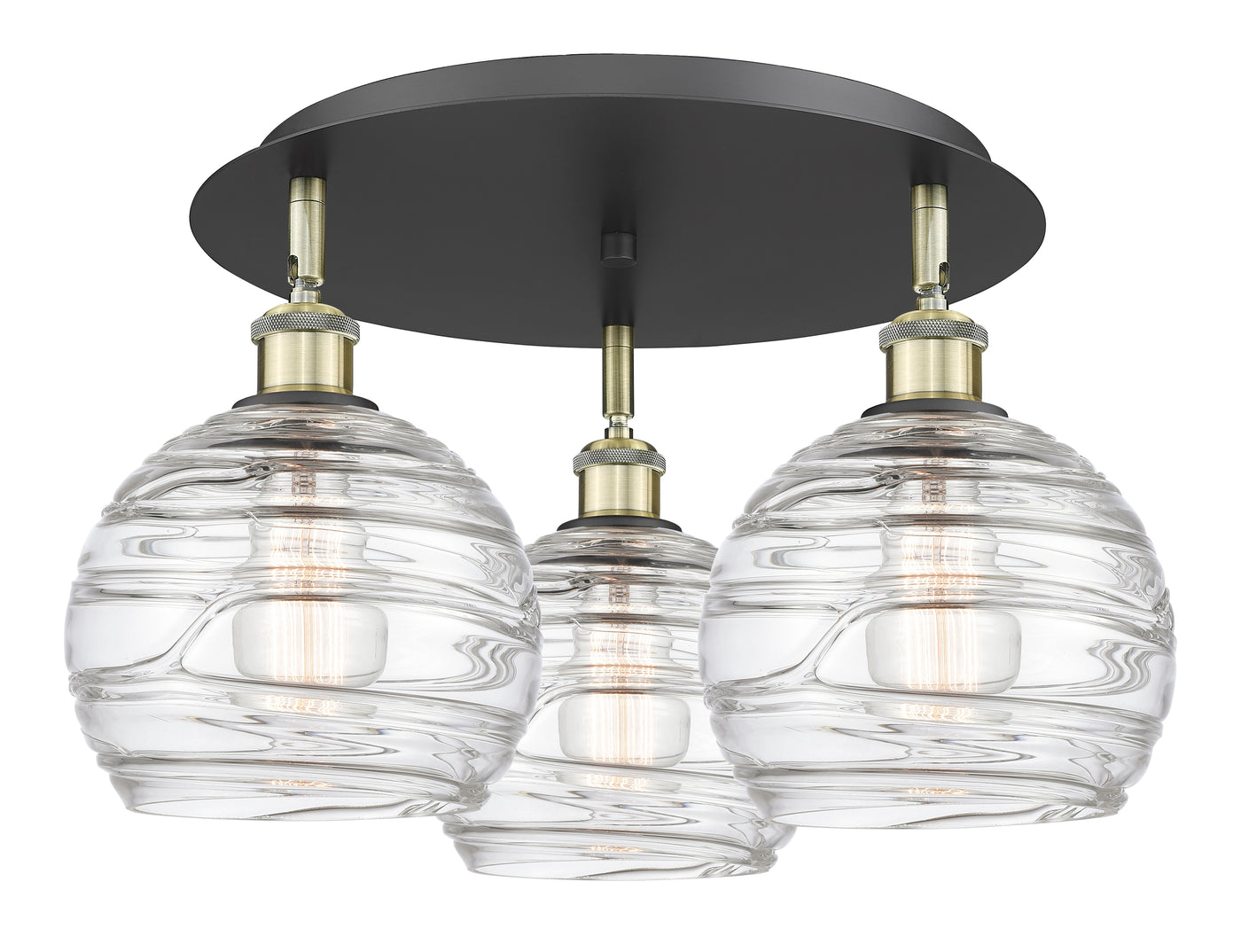 Ballston Semi-Flush Mount Satin Nickel