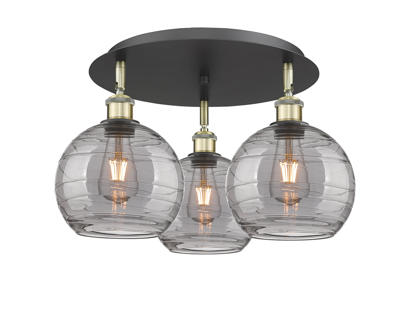 Ballston Semi-Flush Mount Satin Nickel