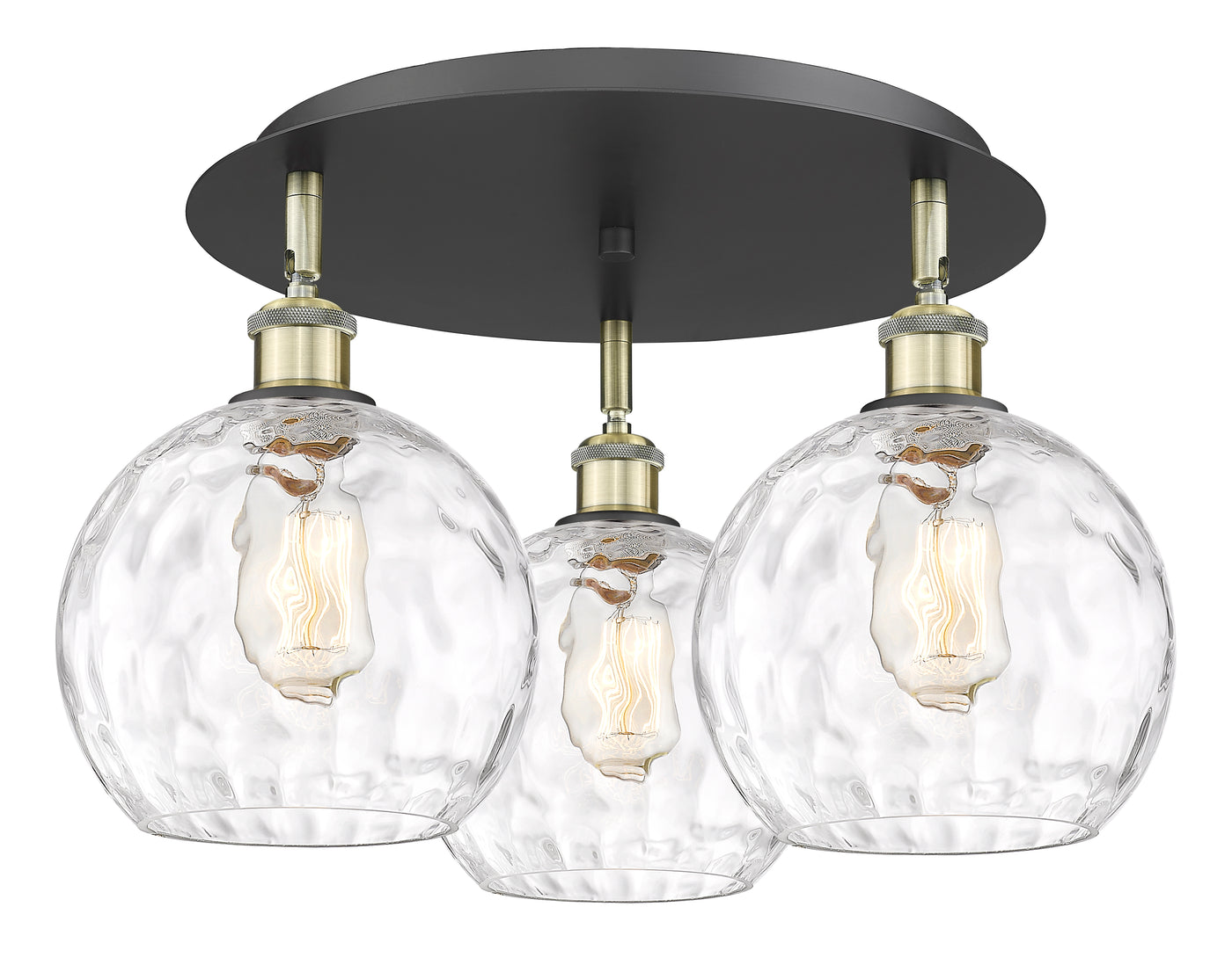 Ballston Semi-Flush Mount Satin Nickel