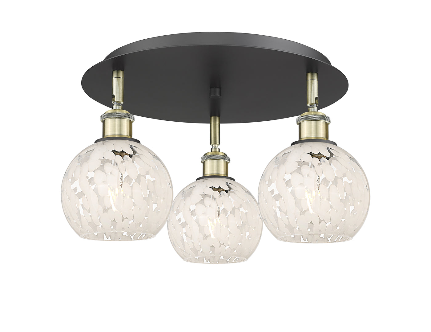 Ballston Semi-Flush Mount Satin Nickel