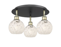 Ballston Semi-Flush Mount Satin Nickel