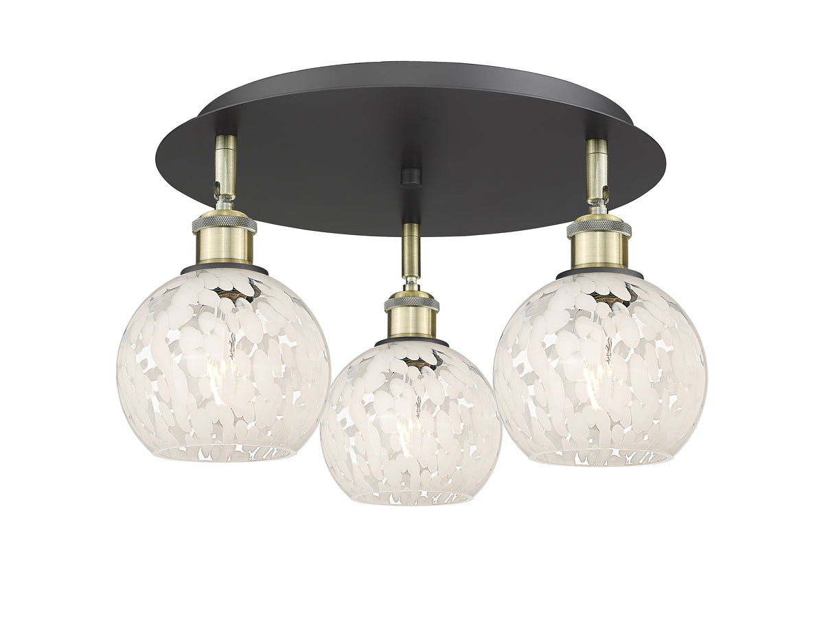 18-Inch 3-Light Semi-Flush Mount