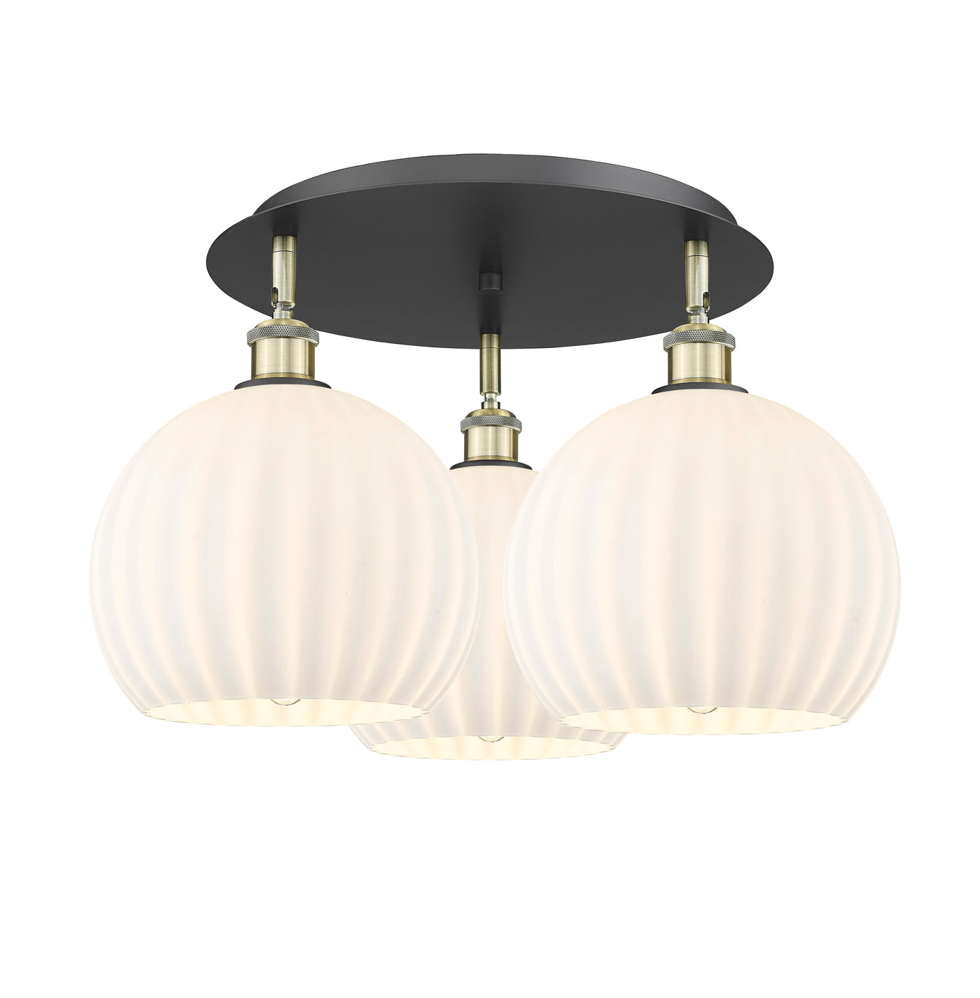 Ballston Semi-Flush Mount Satin Nickel