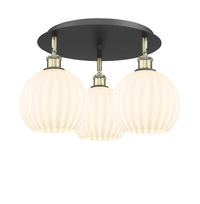 Ballston Semi-Flush Mount Satin Nickel Steel