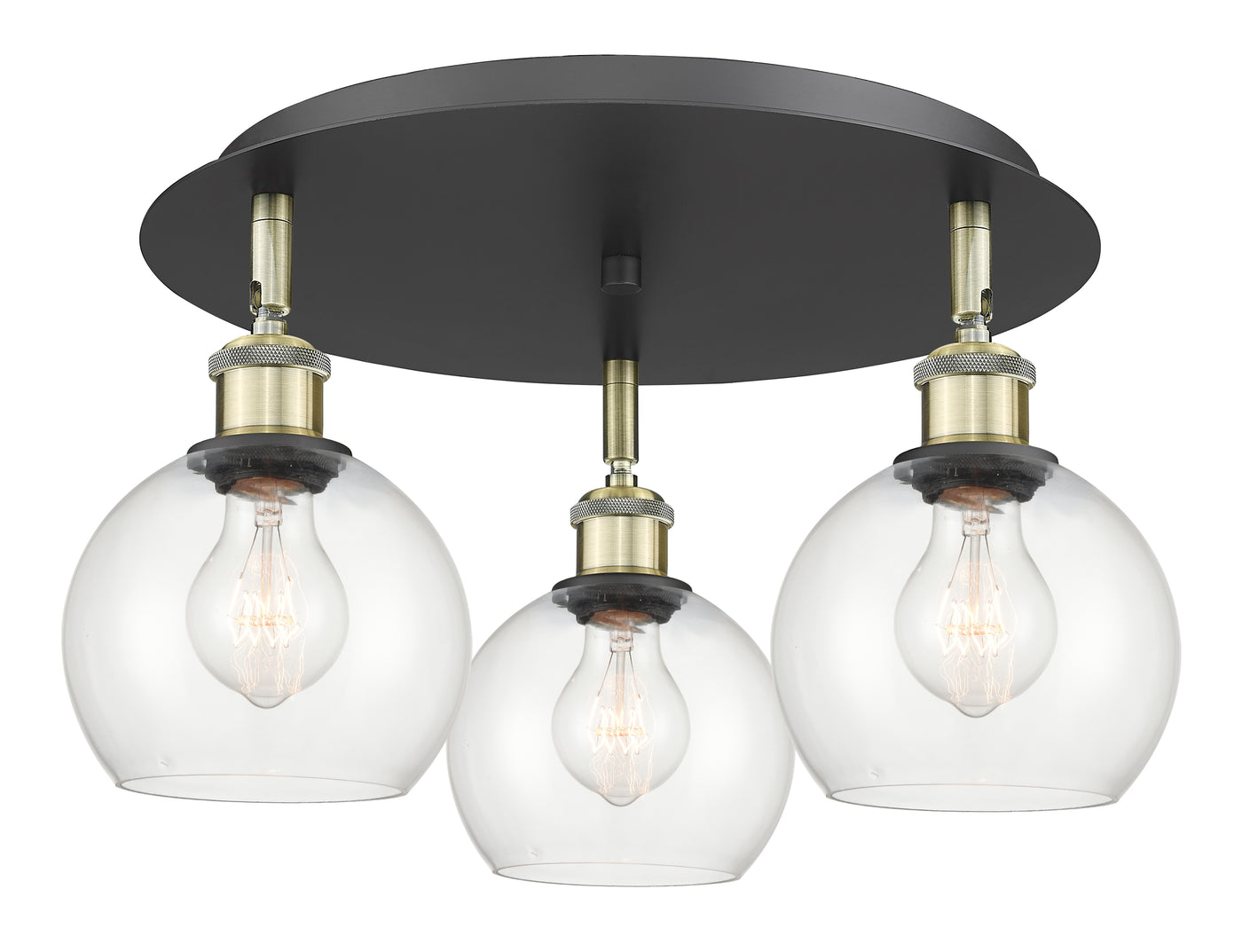 Ballston Semi-Flush Mount Satin Nickel