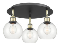 Ballston Semi-Flush Mount Satin Nickel