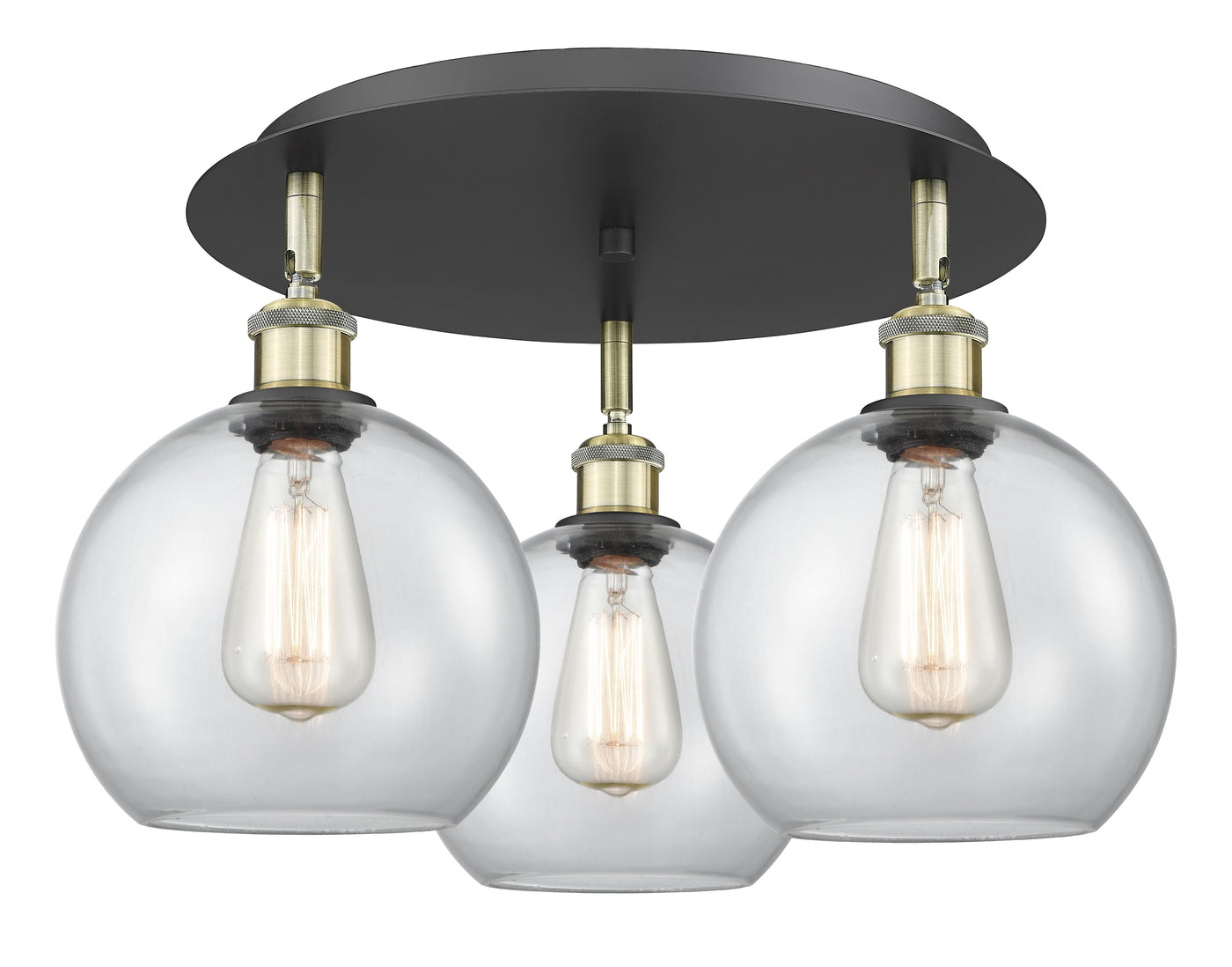 Ballston Semi-Flush Mount Satin Nickel