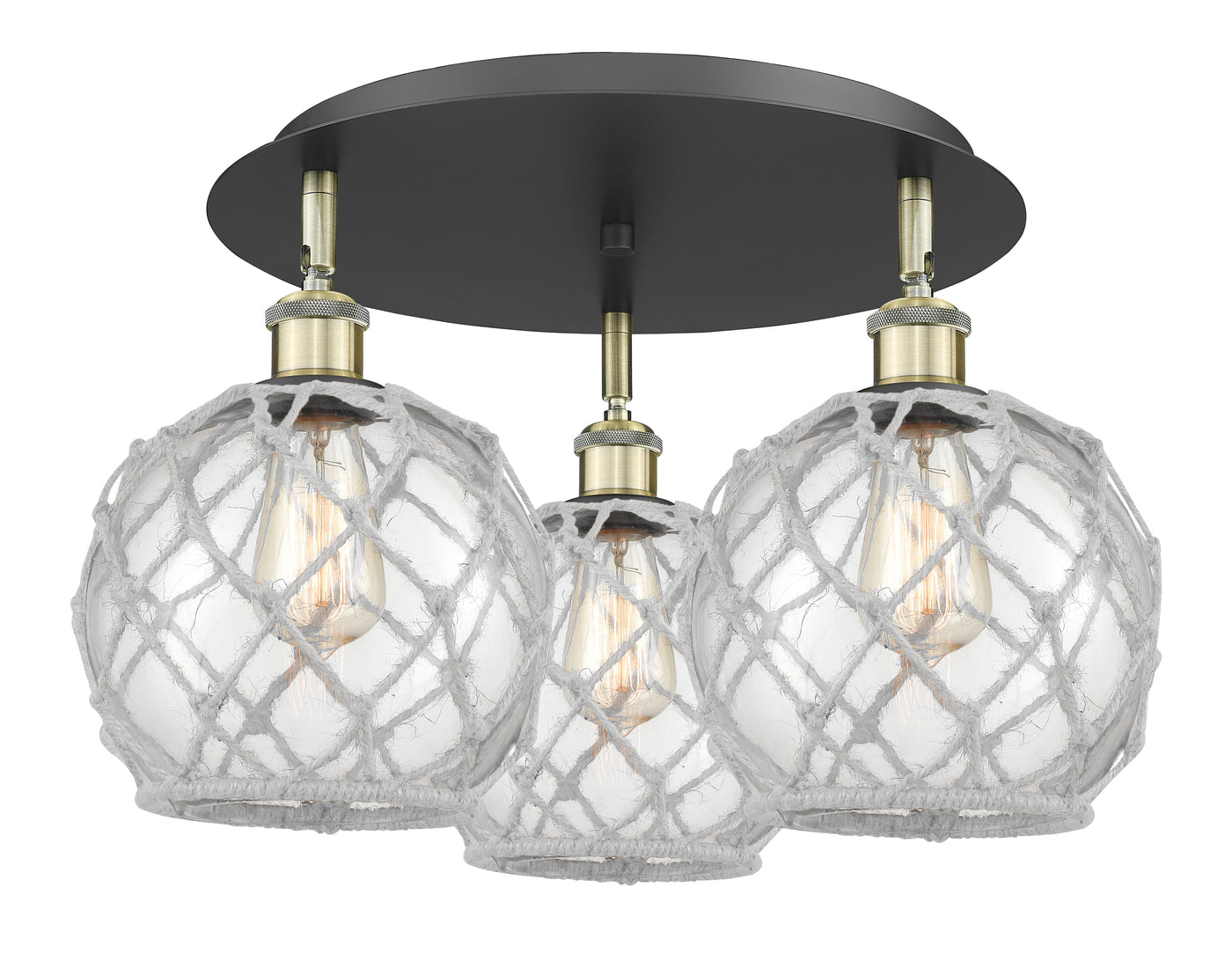 Ballston Semi-Flush Mount Satin Nickel